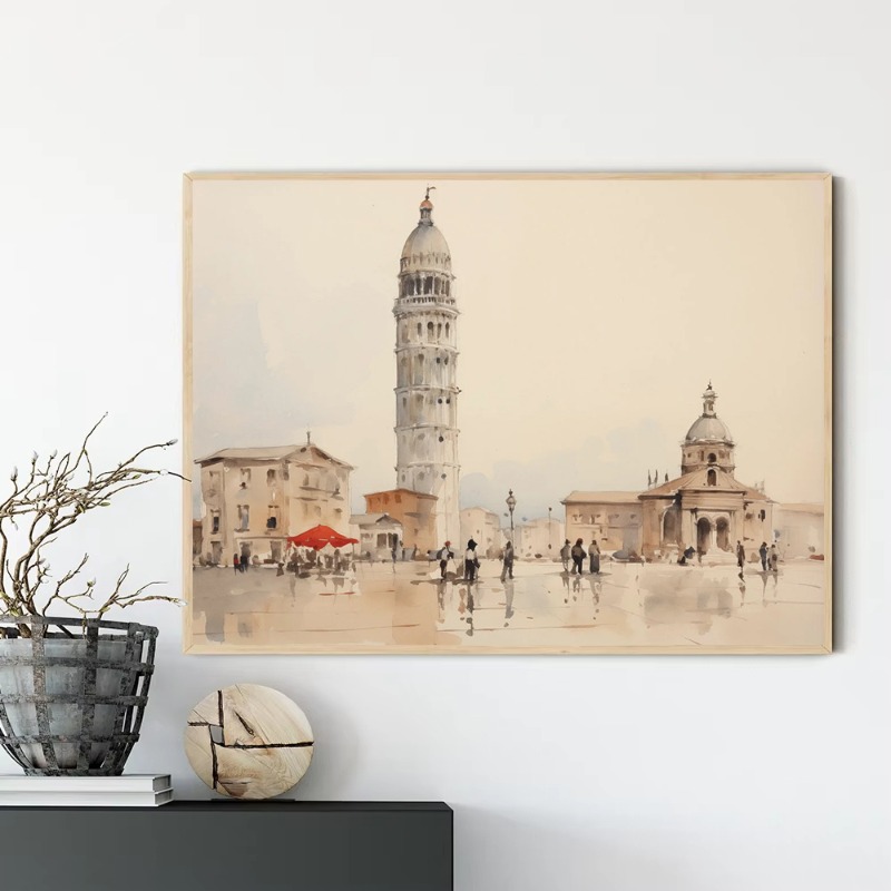 Europäischer Stadtbild-Leinwan – Home Decor London Bewertung und Preis