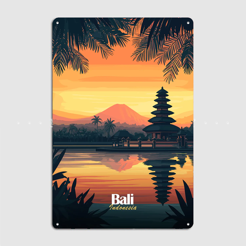 Bali Tempel Sonnenuntergang Re – Home Decor Bali Bewertung und Preis