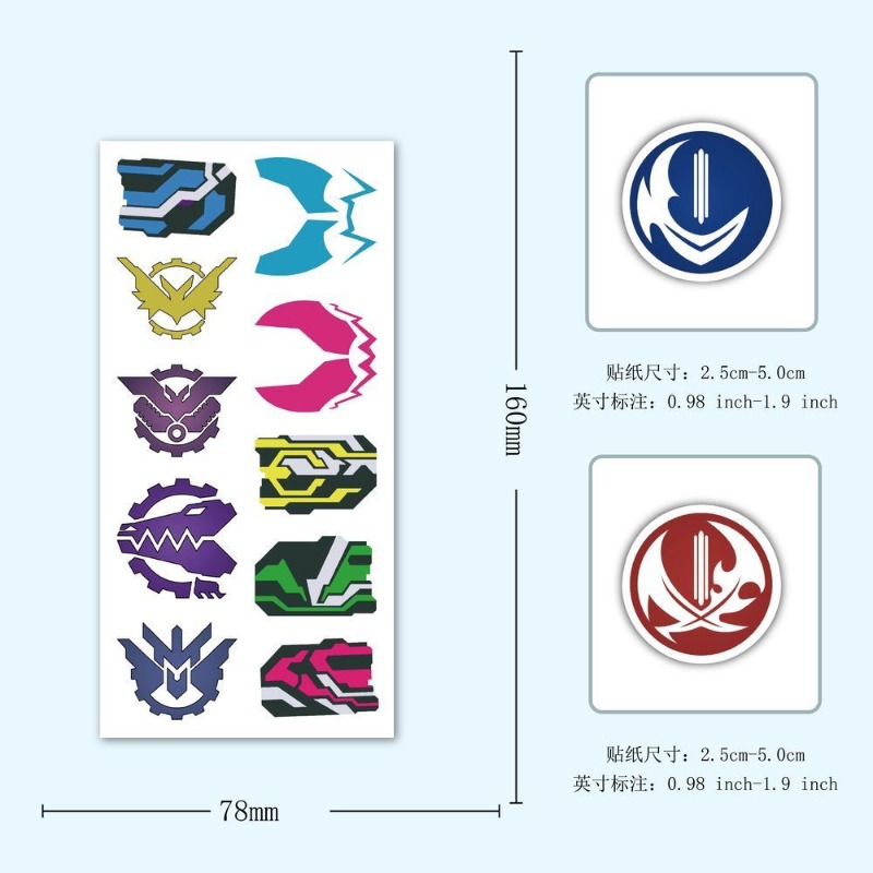 60 Blatt Kamen Rider Logo-Aufk – Home Decor Tv Bewertung und Preis